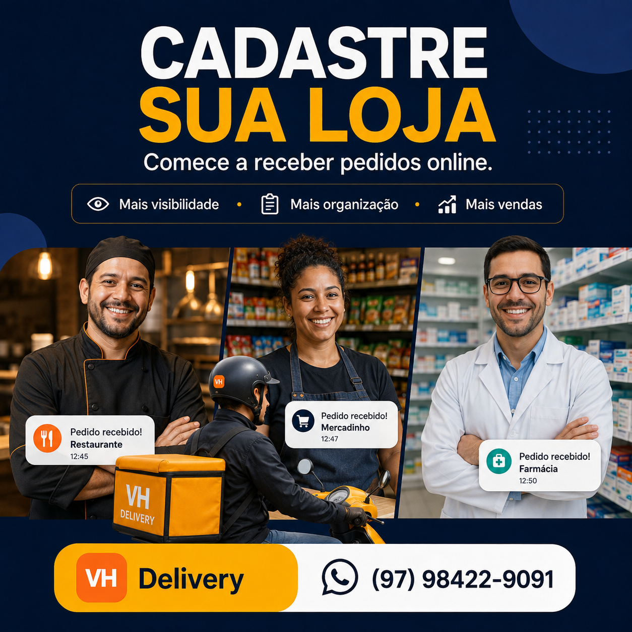 Cadastre sua loja